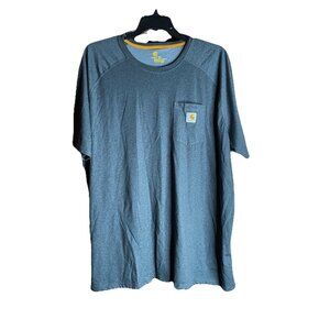 Carhartt Force Relaxed Fit Short-Sleeve T-Shirt Size 3XL Dark Grey Mens